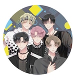 付録「『多聞くん今どっち！？』F／ACE公式うちわ by 師走ゆき」のデザイン。