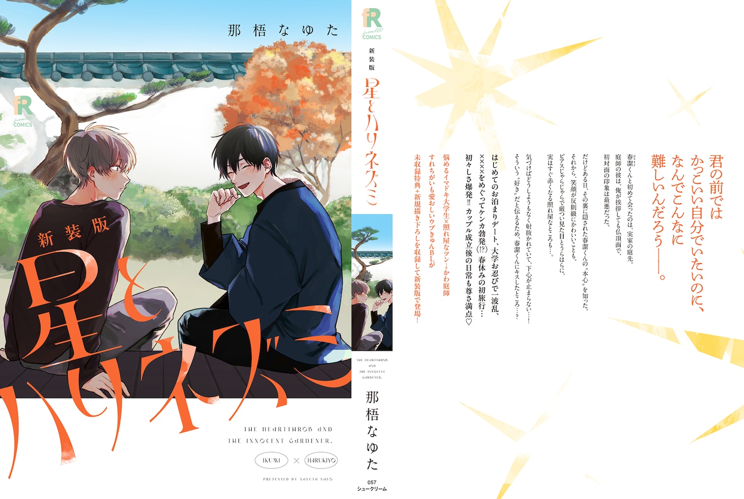 「新装版 星とハリネズミ」カバー