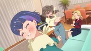 ルTVアニメ「真夜中ぱんチ」第1話「炎上娘とお寝坊ヴァンパイア」より。