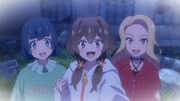 ルTVアニメ「真夜中ぱんチ」第1話「炎上娘とお寝坊ヴァンパイア」より。