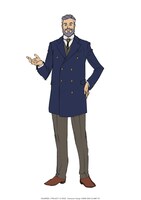 皇重護（CV：小山力也）。ネオ・ブリタニアによって占領されたホッカイドウブロックの元領主で、サクヤの父。博愛の人として、日本人からもブリタニア人からも慕われていた。