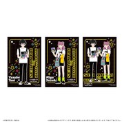 ポップアップショップ限定特典のポストカード（全3種）。