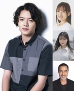 実写PV「ハニワット登場」のキャストたち。