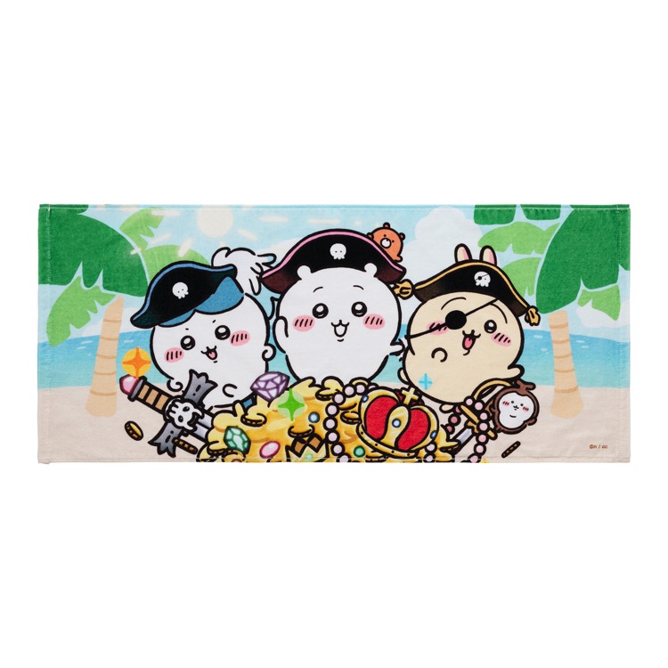 「ちいかわアドベンチャー フェイスタオル」