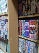 V林田氏の本棚の一部。