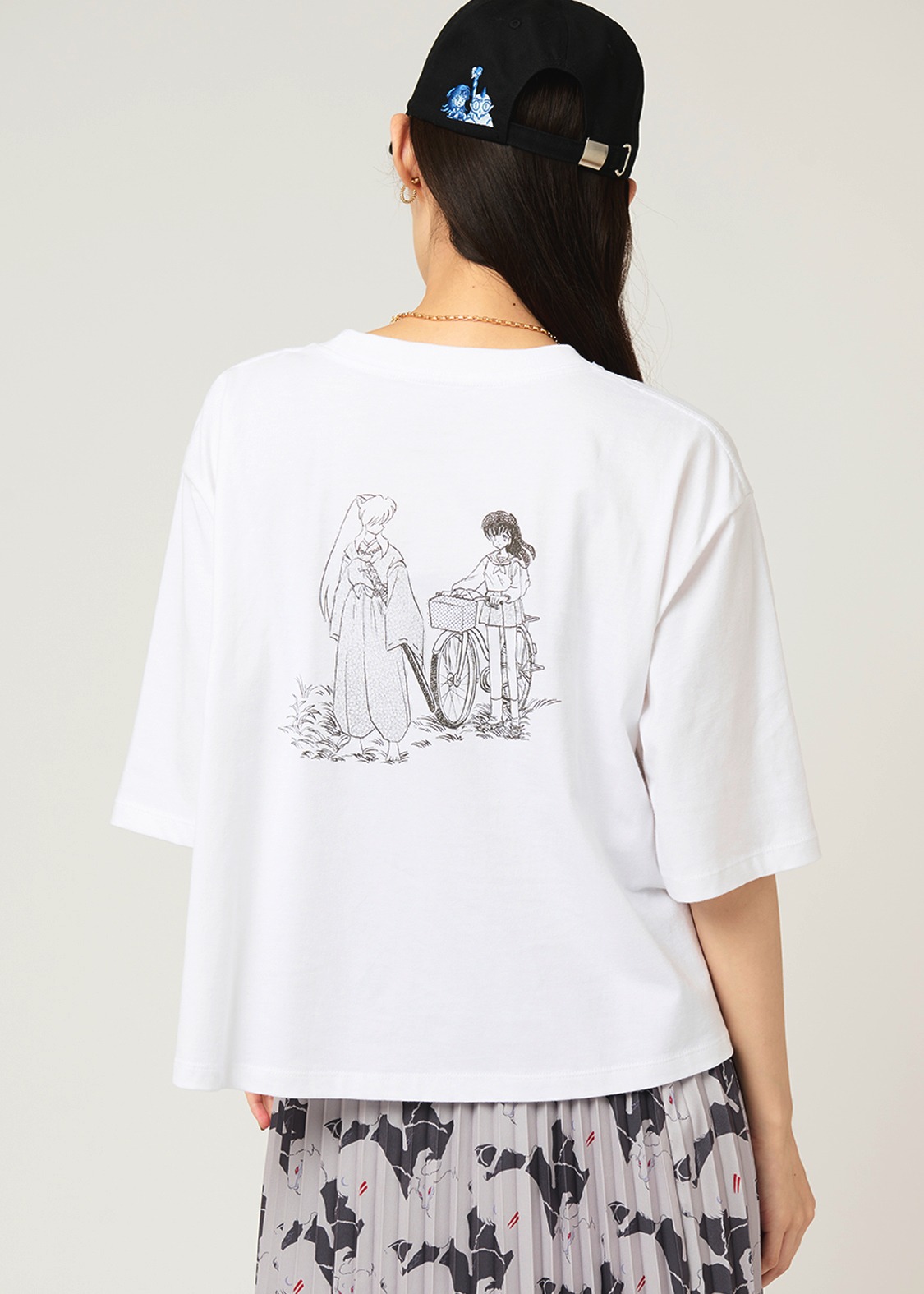 「てつのくるま｜フレアTシャツ」