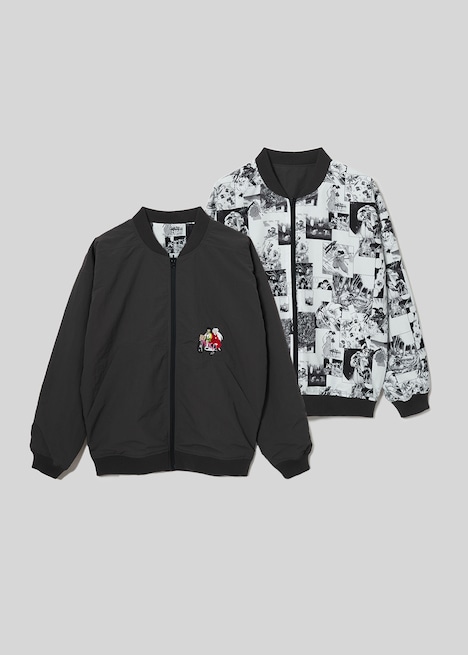 「てつのくるま｜リバーシブルブルゾン」