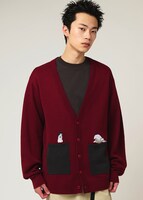 「おすわり｜ウォッシャブルニットカーディガン」