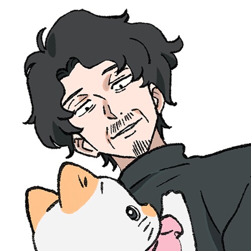 糸柳先生（CV：津田健次郎）。てぷちゃんの飼い主。社長と同じ
