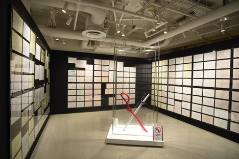 「天元突破グレンラガン対キルラキル展」の様子。