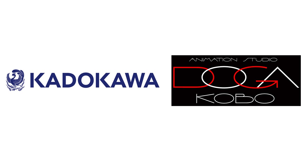 左からKADOKAWAのロゴ、動画工房のロゴ。