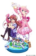 TVアニメ「まちカドまぞく」キービジュアル (c)伊藤いづも・芳文社/まちカドまぞく製作委員会