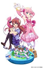 TVアニメ「まちカドまぞく」キービジュアル (c)伊藤いづも・芳文社/まちカドまぞく製作委員会