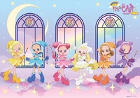 「おジャ魔女どれみカフェ2024～虹の魔法～」告知ビジュアル