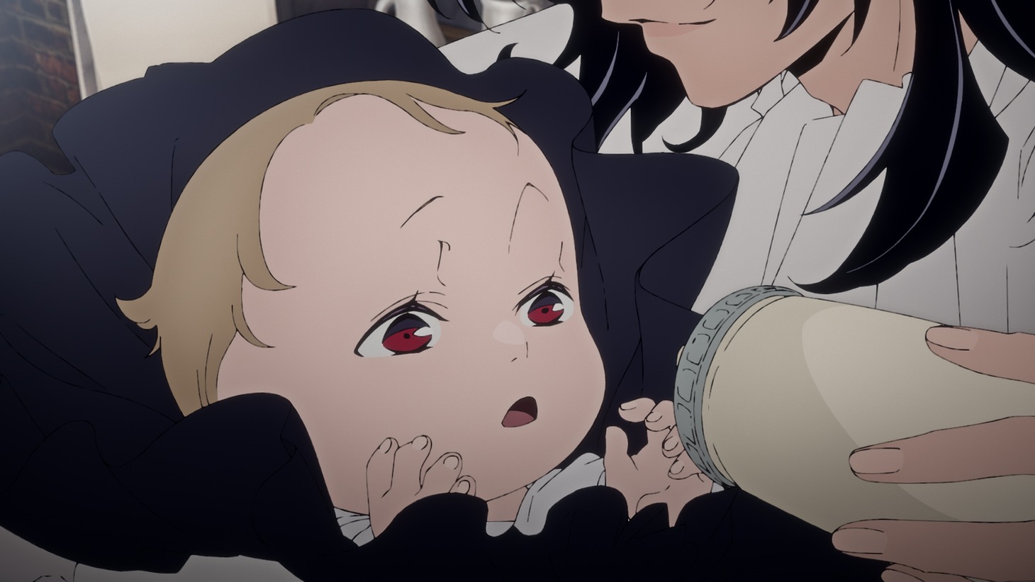 TVアニメ「デリコズ・ナーサリー」episode.01「ようこそナーサリー」より。 (c)末満健一/デリコズ・ナーサリー製作委員会