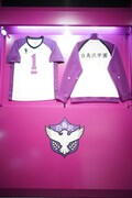 「チームフォーカスエリア」に展示されているユニフォーム。