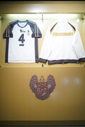 「チームフォーカスエリア」に展示されているユニフォーム。