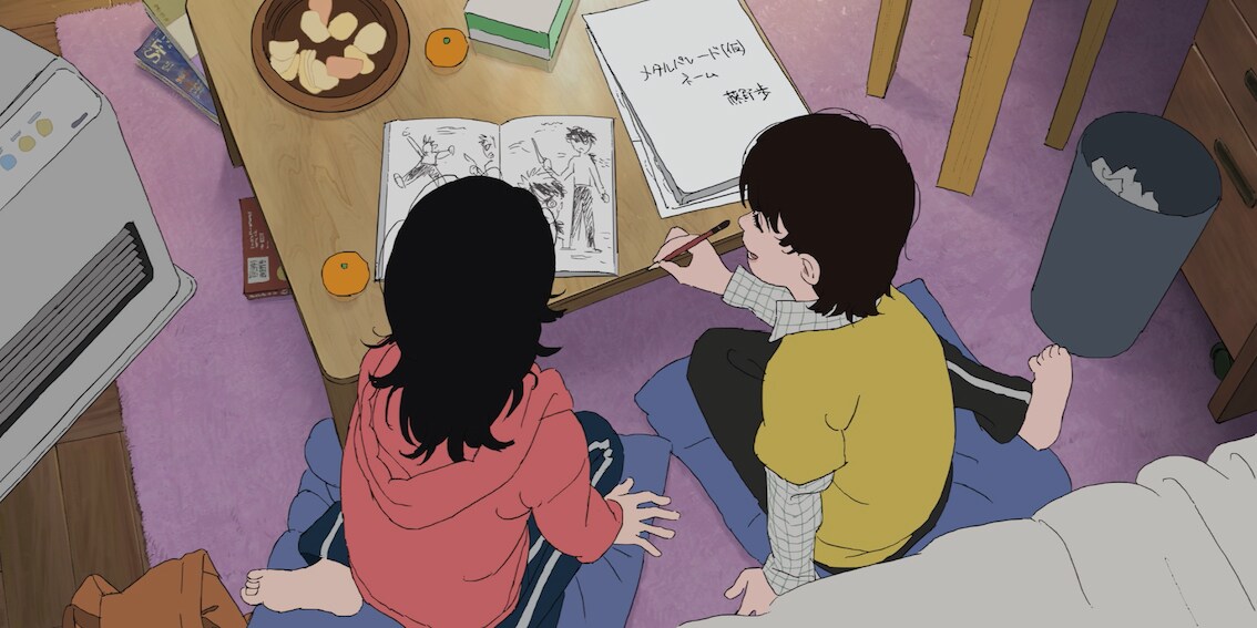 劇場アニメ「ルックバック」より。 (c)藤本タツキ/集英社 (c