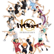 アニメ「ハイキュー!!」10周年ビジュアルが1つに、翔陽らとライバルたちがつながる
