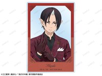 「描き下ろし スーツver. トレーディングアクリルカード」を1BOX購入するともらえる「描き下ろし 鬼灯 スーツver. アクリルカード イベント限定特典」。