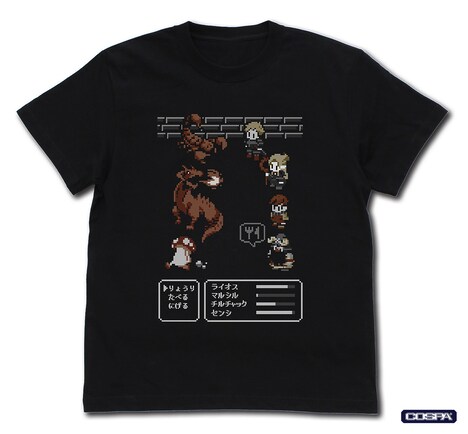 「ダンジョン飯ドット絵Tシャツ」