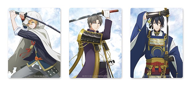 「刀剣乱舞 廻」キャラクターソングアルバムの封入特典となるステッカー。