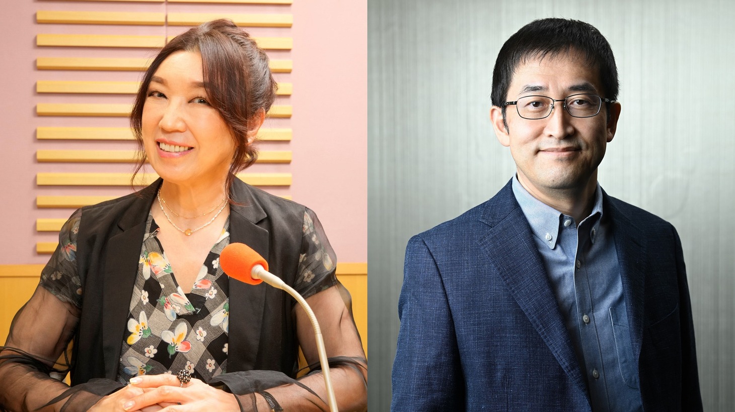 左から松任谷由実、伊藤潤二。