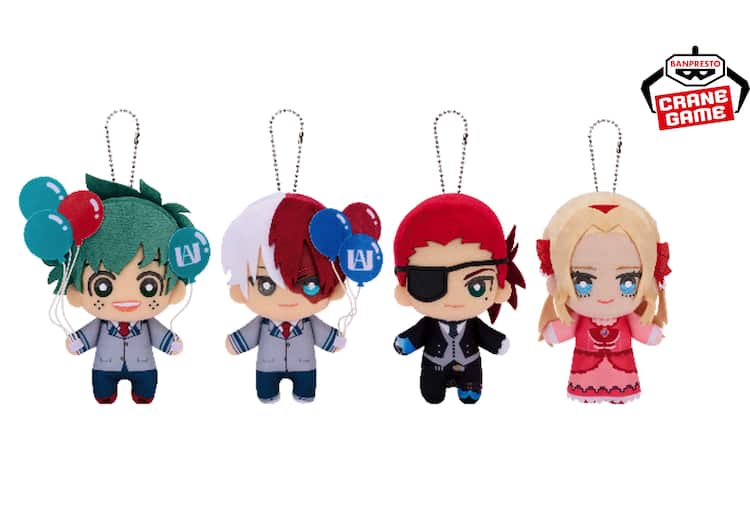 ヒロアカ」全国のナムコに限定ぬいぐるみ登場、映画の半券で特典カード  