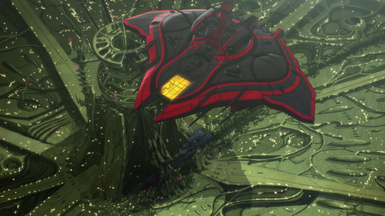 「『ヤマトよ永遠に REBEL3199』第二章 赤日の出撃」特報映像より。