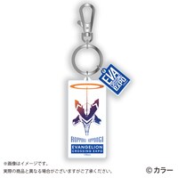 エヴァンゲリオンMark.6のイラストと六本木のロゴを組み合わせたアクリルキーホルダー。