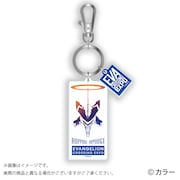 エヴァンゲリオンMark.6のイラストと六本木のロゴを組み合わせたアクリルキーホルダー。
