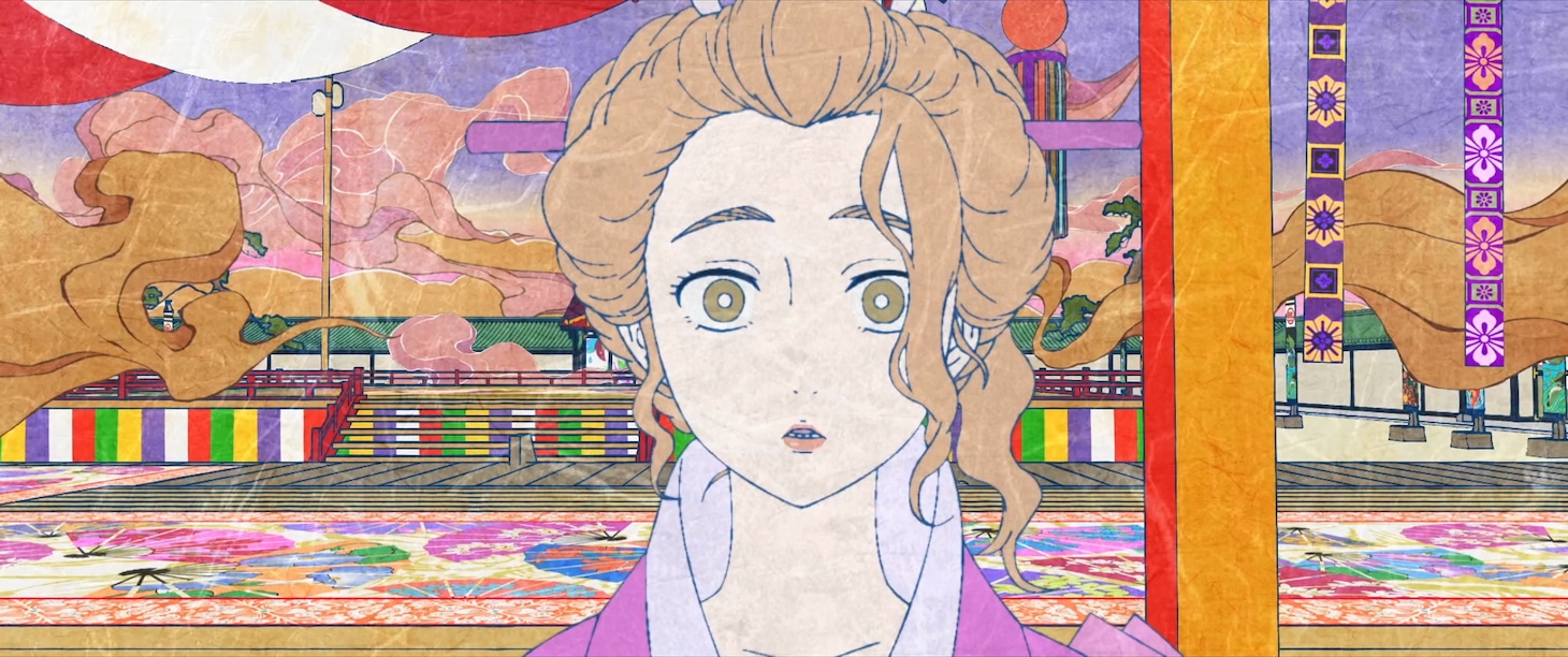 「劇場版モノノ怪 唐傘」×アイナ・ジ・エンド「Love Sick」のミュージックビデオより。