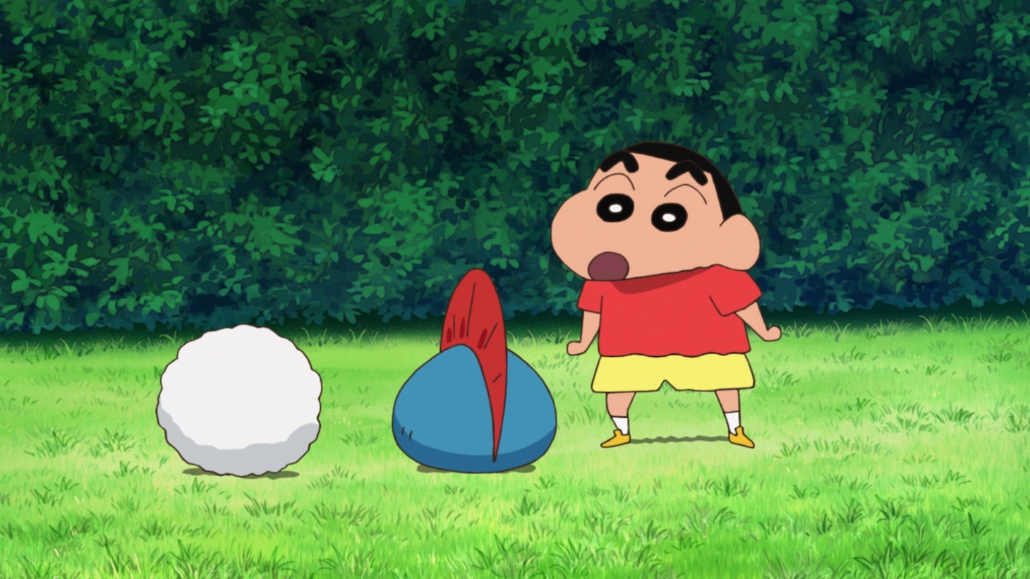 「映画クレヨンしんちゃん オラたちの恐竜日記」特別映像「シロの絆編」より。