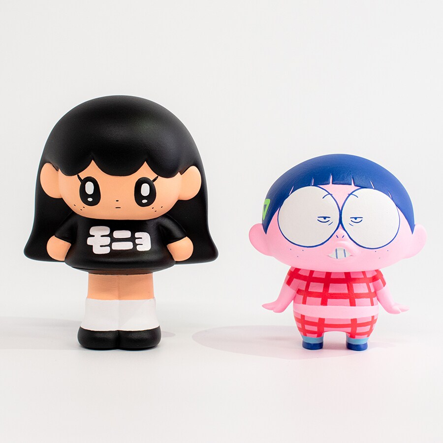 すしおくん　ソフビ ソフビ作品の「MONYOGIRL すしおくん ver. / すしおくん