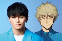 左から眞栄田郷敦、山口が描き下ろした八虎のイラスト。