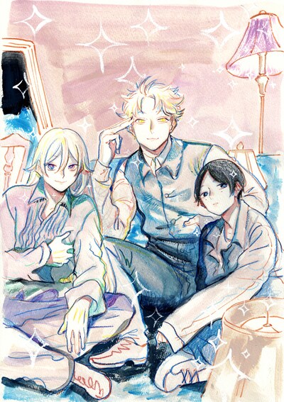 山口つばさの描き下ろしイラスト。(c)講談社 ViVi2024年9月号