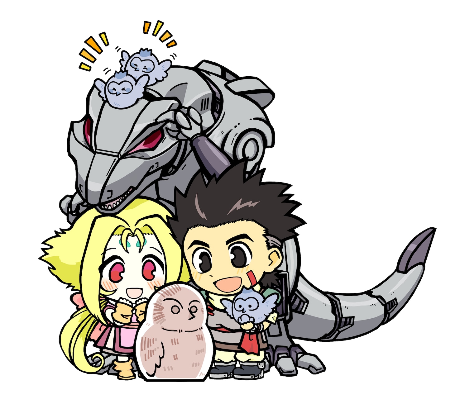 アニメ「ゾイド -ZOIDS-」 25th ANNIVERSARY POP UP TOUR東京会場の開催地・池袋にちなんだイラスト。(c)LRIG/Project WDA (c)TOMY (c)ShoPro