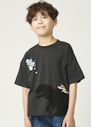 「ひみつ道具「桃太郎印のきびだんご」|キッズビッグTシャツ」