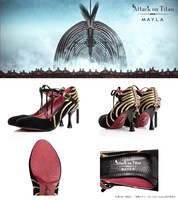 「Attack on Titan ICONIQUE SHOES OBJET PUMPS ～DOOMSDAY TITAN～」説明