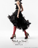 「Attack on Titan ICONIQUE SHOES OBJET PUMPS ～DOOMSDAY TITAN～」ビジュアル