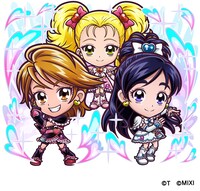 「天属性 ★6 キュアブラック&キュアホワイト&シャイニールミナス（進化後）CV：本名陽子（キュアブラック）ゆかな（キュアホワイト）田中理恵（シャイニールミナス）」