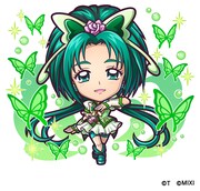 「木属性 ★6 キュアミント（進化後）CV：永野愛」