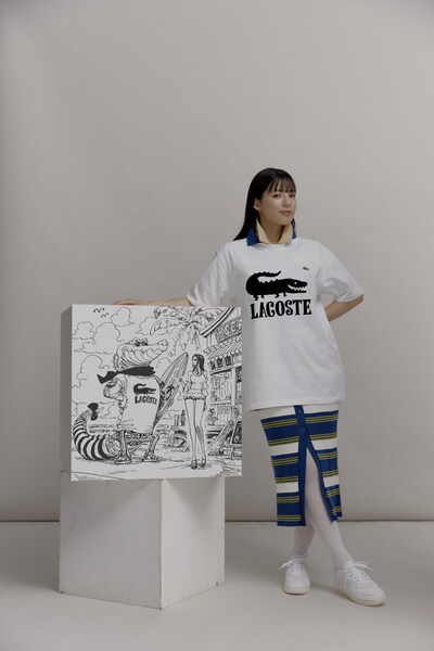 「ONE PIECE」とLACOSTEのコラボアイテム。