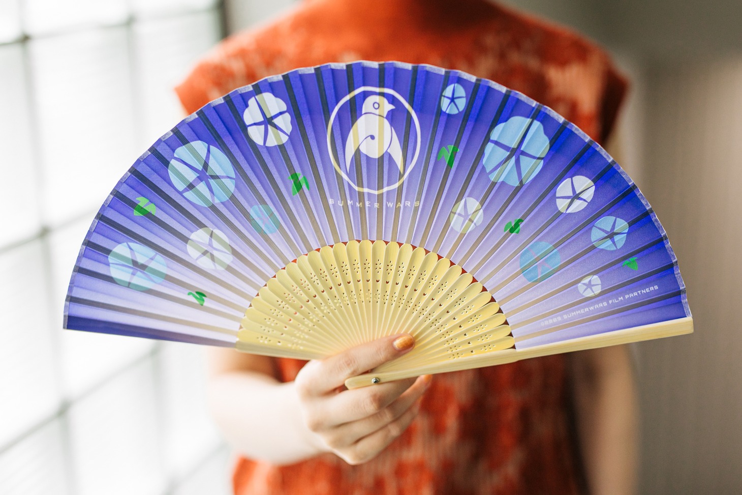 「陣内家の家紋入り扇子」