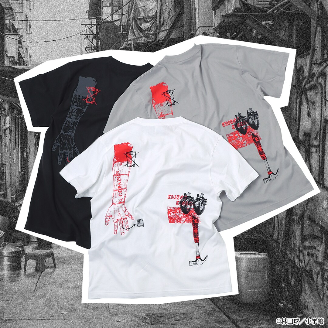 ドロヘドロ」心＆能井Tシャツ、「大ダーク」みぼすぱん皿など