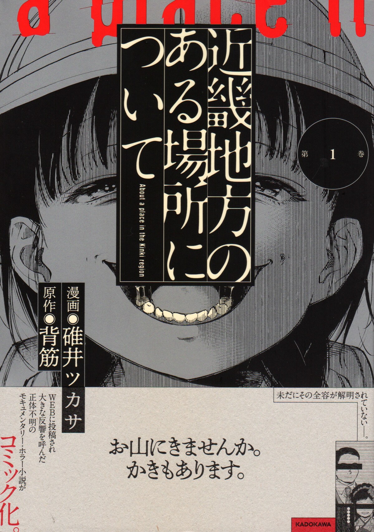 「近畿地方のある場所について」1巻（帯付き）