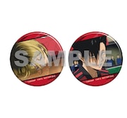 TOHO animation STOREのオリジナル特典に用意された「場面写缶バッジ2種セット」。