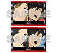 アニメイトの早期予約特典に用意された「フィルム風場面写L判ブロマイド2枚セット」。