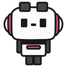 ぷちょまる（CV：村瀬歩）。小パンダが発明したAI搭載ロボット。お買いものパンダの家の手伝いを任命されていている。好きなことはお買いものパンダの笑顔を見ること。