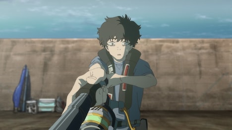 TVアニメ「ネガポジアングラー」ティザーPVの場面カット。